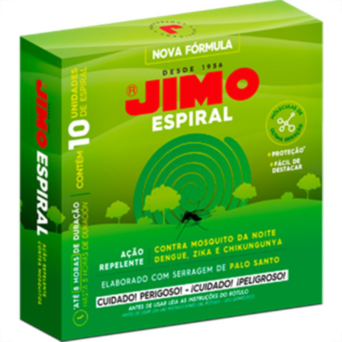 Repelente Insetos Espiral Jimo C/10 Repelente Insetos Espiral Jimo C/10