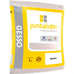 Gesso Juntalider Secag.Rapida 01Kg . / Kit C/ 20 Quilos