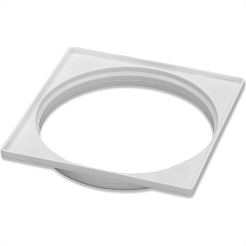 Porta Grelha Krona Quadrada Bca 100 - Kit C/12 PC Porta Grelha Krona Quadrada Bca 100 - Kit C/12 PC
