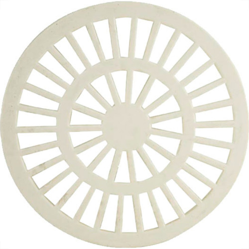 Grelha Plast.Redonda Bco 150 Luconi - Kit C/10 PC