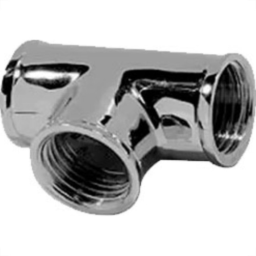 Tee Metal Cromado R/R 1/2 M.Rei Tee Metal Cromado R/R 1/2 M.Rei