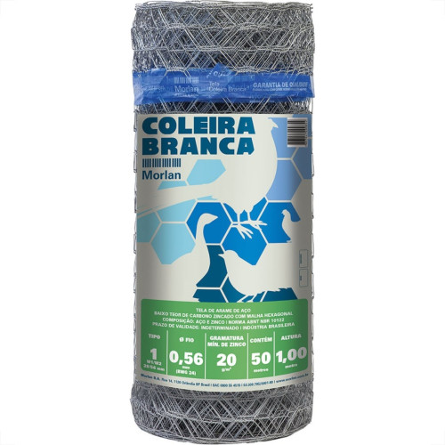 Tela Galvanizado Morlan Pintin,F24-1,00X50