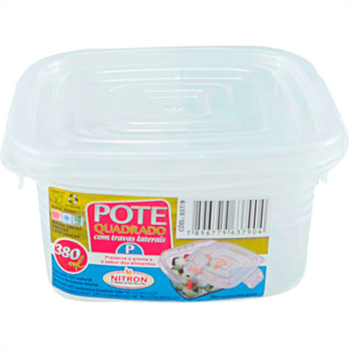 Pote Quad.C/Travas Peq.360Ml 037/9 Pote Quad.C/Travas Peq.360Ml 037/9