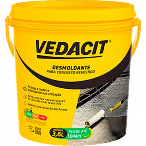 Vedacit Desmoldante P/Concreto 3,6L Vedacit Desmoldante P/Concreto 3,6L