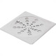Grelha Aco Inox Overtime Qdr.10 C/F Grelha Aco Inox Overtime Qdr.10 C/F