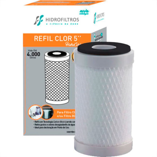 Vela Hidrof Carvao Ativ. 5'' 902-12 Vela Hidrof Carvao Ativ. 5'' 902-12