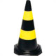 Cone P/Sinaliz.Delta 50Cm Prto/Ama Cone P/Sinaliz.Delta 50Cm Prto/Ama