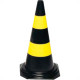 Cone P/Sinaliz.Delta 70Cm Prto/Ama Cone P/Sinaliz.Delta 70Cm Prto/Ama