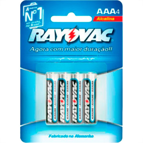 Pilha Rayovac Alc Palito 4 Pague 3 Pilha Rayovac Alc Palito 4 Pague 3