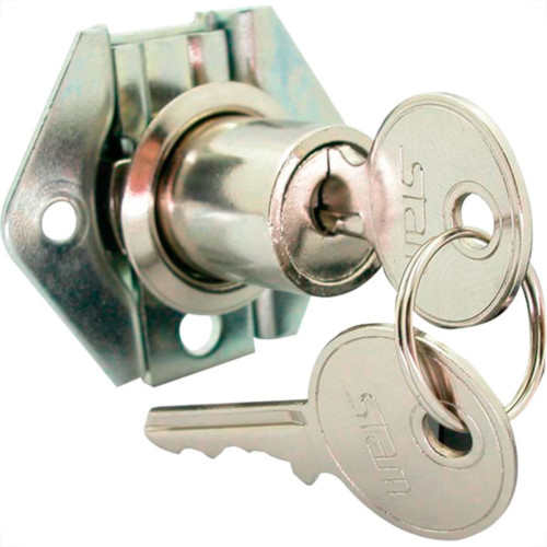 Fechadura Stam.Gaveta 22Mm-301 - Kit C/10 PC