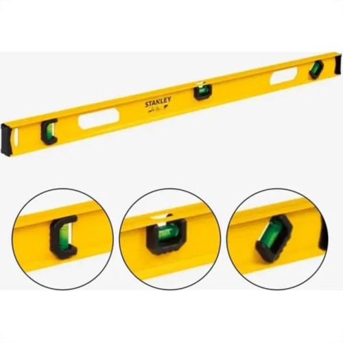 Nivel Aluminio Stanley Profissional 90Cm - 075 Nivel Aluminio Stanley Profissional 90Cm - 075