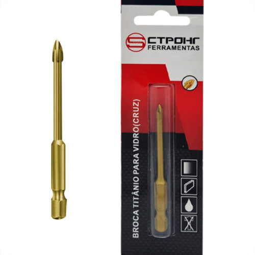 Broca P/Vidro Ctpohr 05Mm Cruz Sext Broca P/Vidro Ctpohr 05Mm Cruz Sext