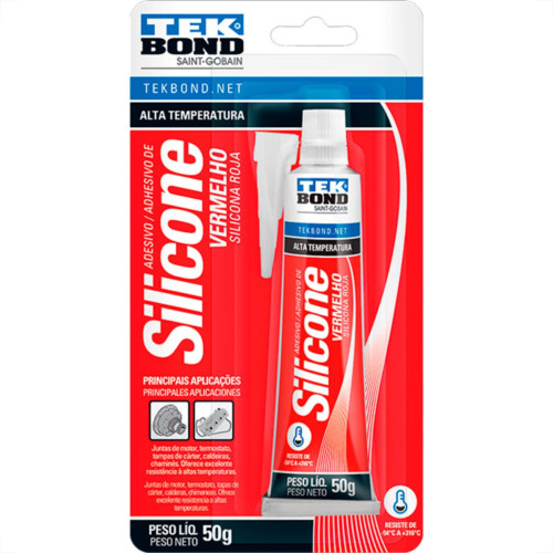 Silicone Alta Tp.Verm. Tek 50G Blis Silicone Alta Tp.Verm. Tek 50G Blis