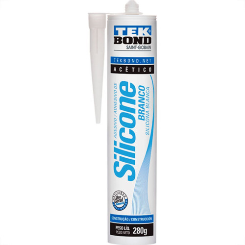 Silicone Tek Bond Acet.280Gr Bco Silicone Tek Bond Acet.280Gr Bco