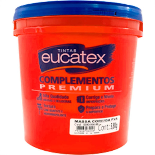 Massa Corrida Pva Eucatex Gl 5,8Kg Massa Corrida Pva Eucatex Gl 5,8Kg