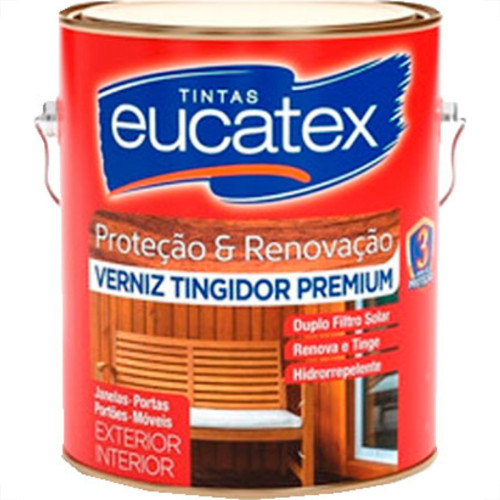 Verniz Tingidor Eucatex Imbuia3,6Gl Verniz Tingidor Eucatex Imbuia3,6Gl