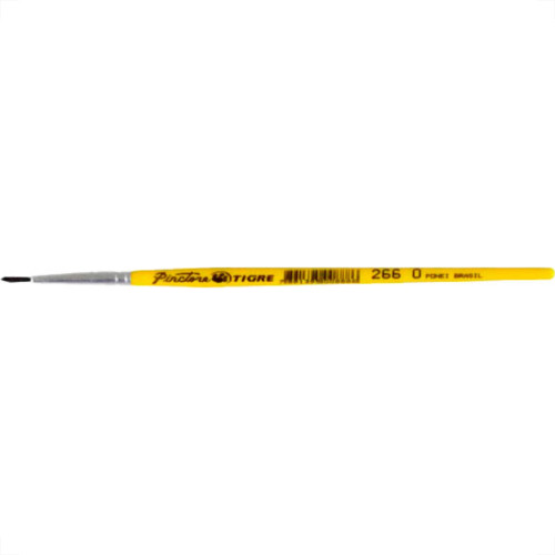 Pincel Tigre Redondo Ref: 266 X 00 - Kit C/12 PC Pincel Tigre Redondo Ref: 266 X 00 - Kit C/12 PC