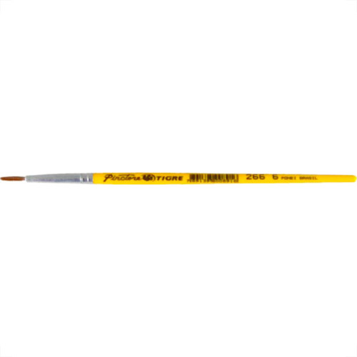 Pincel Tigre Redondo Ref: 266 X 06 - Kit C/12 PC Pincel Tigre Redondo Ref: 266 X 06 - Kit C/12 PC
