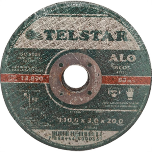 Disco Telstar Corte Ferro 110 X 20 - Kit C/10 PC Disco Telstar Corte Ferro 110 X 20 - Kit C/10 PC