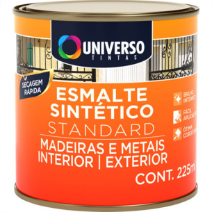 Tinta Esmalte Sintetico Universo 1/16 = (225ml) Amarelo