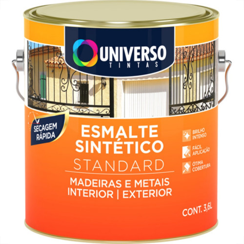 Tinta Esmalte Sintetico Universo 3,6Lt Cinza Esc