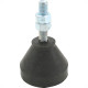 Amortecedor Borracha P/Maquina 600K-1/2 - Kit C/4 PC Amortecedor Borracha P/Maquina 600K-1/2 - Kit C/4 PC