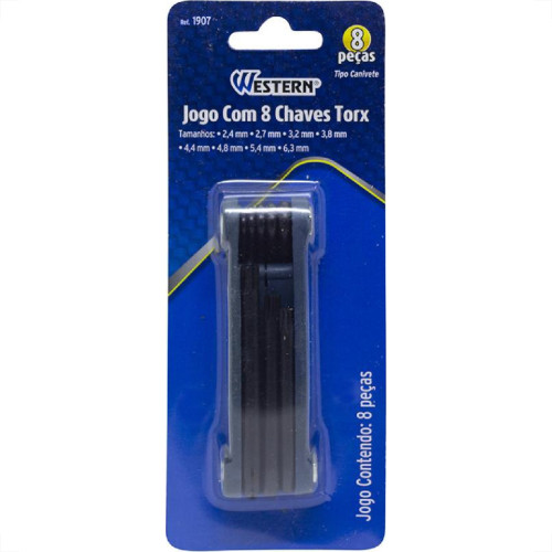 Jg Chave Torx Wes, Dob.06A25 8P-907 Jg Chave Torx Wes, Dob.06A25 8P-907