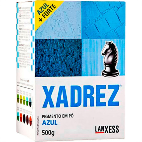 Po Xadrez Azul 500 Grs...
