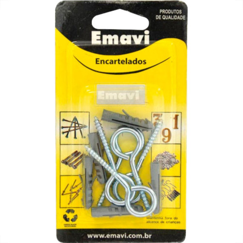 Cartela Emavi Pitao C/Bucha 08 C/03 Cartela Emavi Pitao C/Bucha 08 C/03