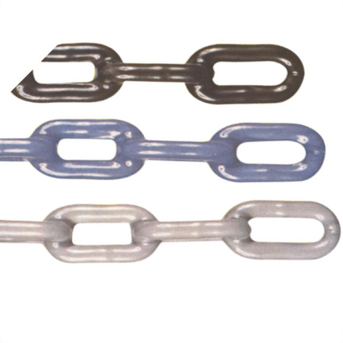 Corrente Plastif.4Mm X 70Cm Prat/Azul/Pret