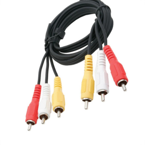 Cabo Rca 3X3 1.50Mt Som/Video 010 Cabo Rca 3X3 1.50Mt Som/Video 010