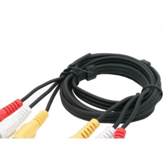 Cabo Rca 3X3 1.50Mt Som/Video 010 Cabo Rca 3X3 1.50Mt Som/Video 010