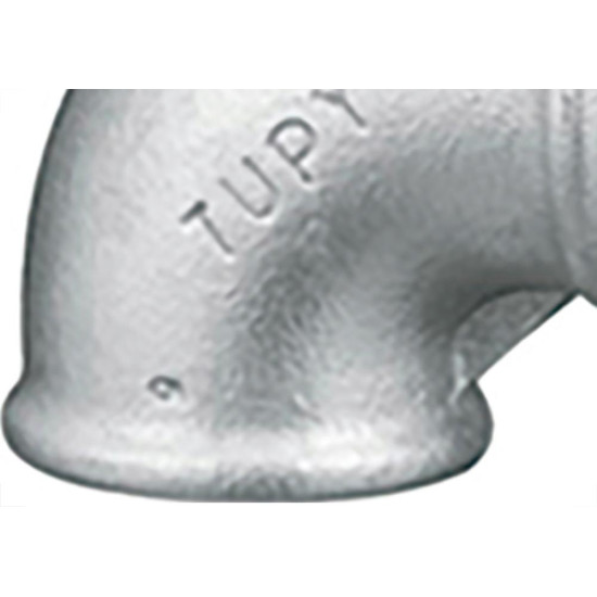 Cotovelo Ferro Galvonizado Tupy I 2.1/2X90