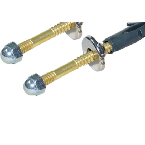 Parafuso P/Vaso Latao Luxo 1086 B12 Tanque - Kit C/20 Unidades Parafuso P/Vaso Latao Luxo 1086 B12 Tanque - Kit C/20 Unidades