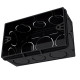 Caixinha Luz Prt Pvc Tigre 4X2 - Kit C/24 Unidades Caixinha Luz Prt Pvc Tigre 4X2 - Kit C/24 Unidades