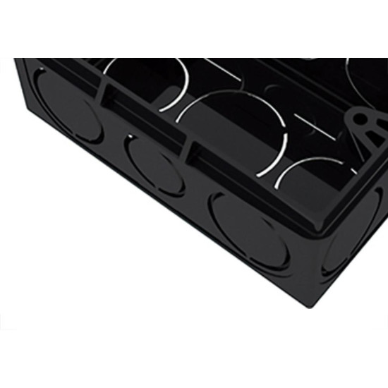 Caixinha Luz Prt Pvc Tigre 4X2 - Kit C/24 Unidades Caixinha Luz Prt Pvc Tigre 4X2 - Kit C/24 Unidades