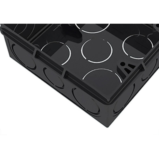 Caixinha Luz Prt Pvc Tigre 4X4 - Kit C/12 Unidades Caixinha Luz Prt Pvc Tigre 4X4 - Kit C/12 Unidades