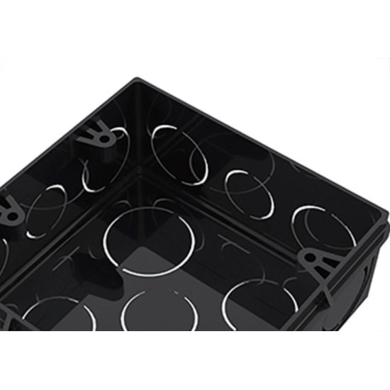 Caixinha Luz Prt Pvc Tigre 4X4 - Kit C/12 Unidades Caixinha Luz Prt Pvc Tigre 4X4 - Kit C/12 Unidades