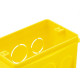 Caixinha Luz Amarela Pvc 4X2 Brascom - Kit C/100 Unidades Caixinha Luz Amarela Pvc 4X2 Brascom - Kit C/100 Unidades