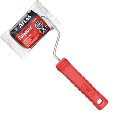 Rolo Atlas Espelho Placa.Poliester Cinza 05Cm 406