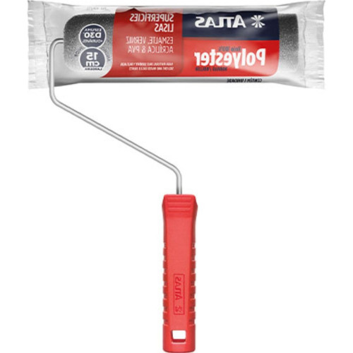 Rolo Atlas Espelho Placa.Poliester Cinza 15Cm 406 Rolo Atlas Espelho Placa.Poliester Cinza 15Cm 406