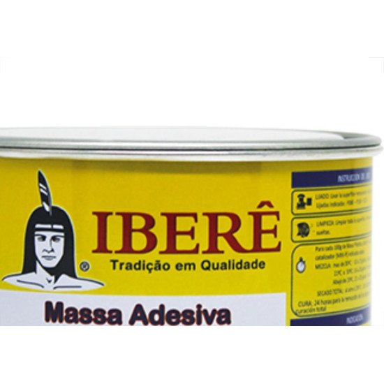 Massa Plastica 400Gr Ibere Cinza - Kit C/12 Unidades Massa Plastica 400Gr Ibere Cinza - Kit C/12 Unidades