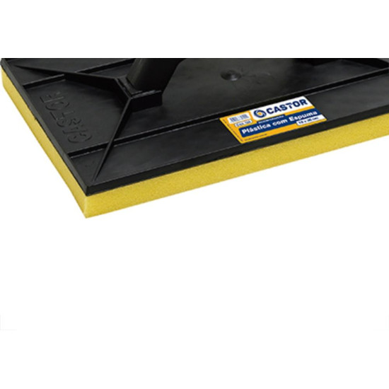 Desempenadeira Pvc Castor Pr C/Espuma 18X30 122