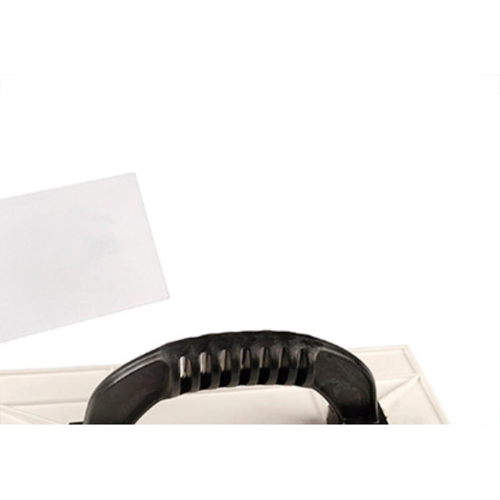 Desempenadeira Pvc Max Branco Textura Lisa 15X26 296 Desempenadeira Pvc Max Branco Textura Lisa 15X26 296