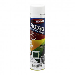 Spray Colorgin Decor Branco 360Ml 8641 . / Kit C/ 6 LA