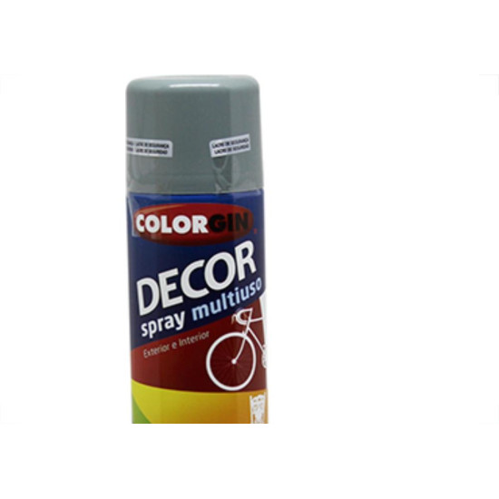 Spray Colorgin Decor Cinza 360Ml 865 Spray Colorgin Decor Cinza 360Ml 865