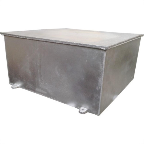Caixa Passagem Aluminio Nat.40X40X20 Stamp.