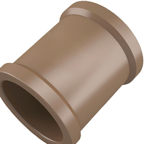 Luva Tigre PVC Liso Liso D 1.1/4 Marrom