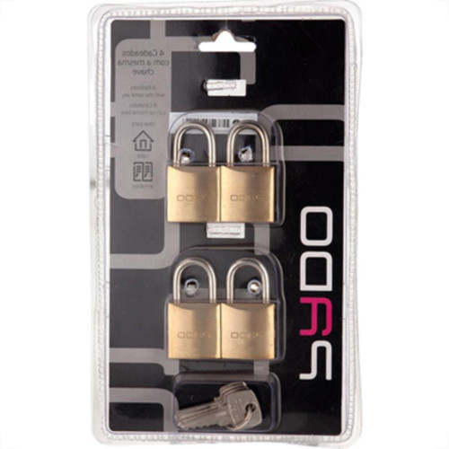 Cadeado Pado Seguranca Igual C/4 Pc 25Mm Cadeado Pado Seguranca Igual C/4 Pc 25Mm