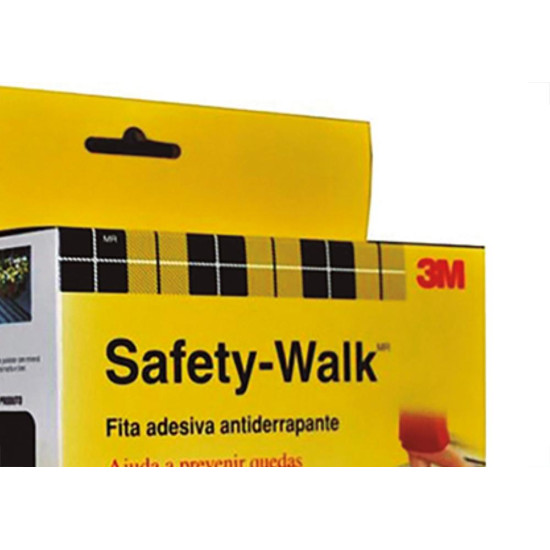 Fita Anti-Derrapante 3M Preta P/Extensao 5Mt